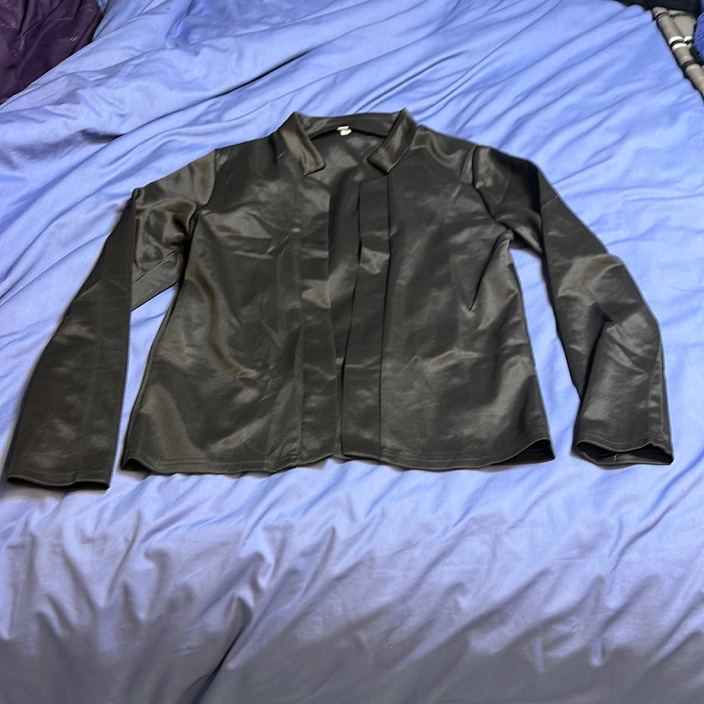 Satin lightweight blazer